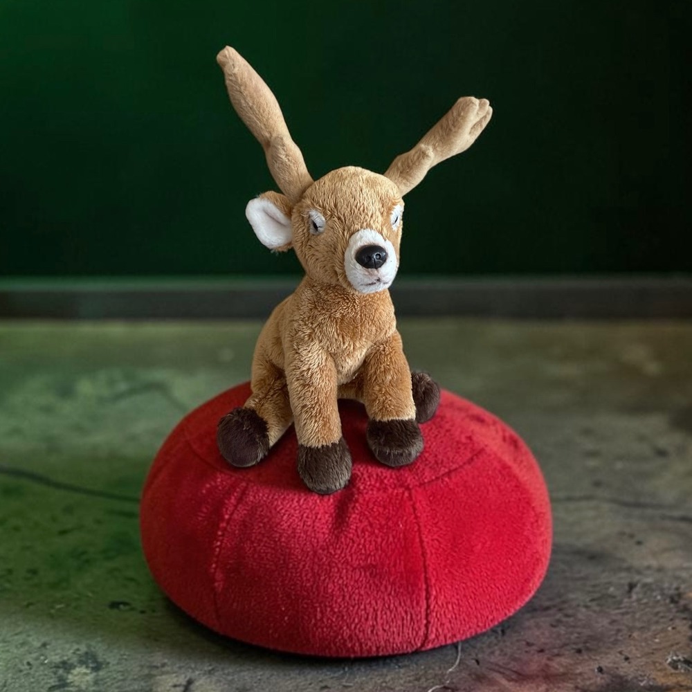 Gund Gundimals Deer Plush Stuffed Animal 6" Beanbag Toy